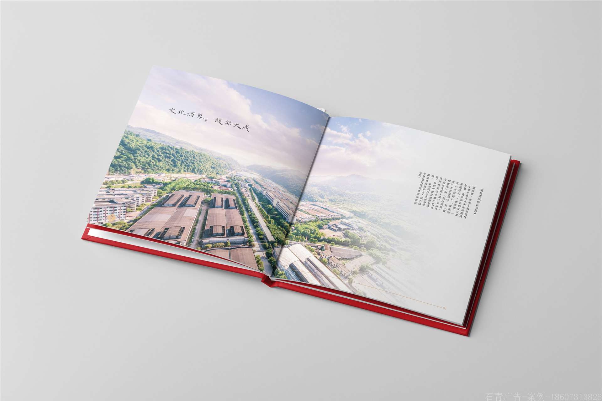 酒鬼酒企業宣傳畫冊設計
